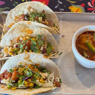 BBQ Chicken Tenders Tacos