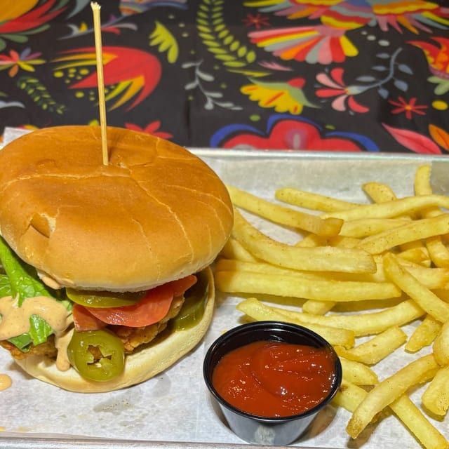 Mexican Chicken Sandwich.